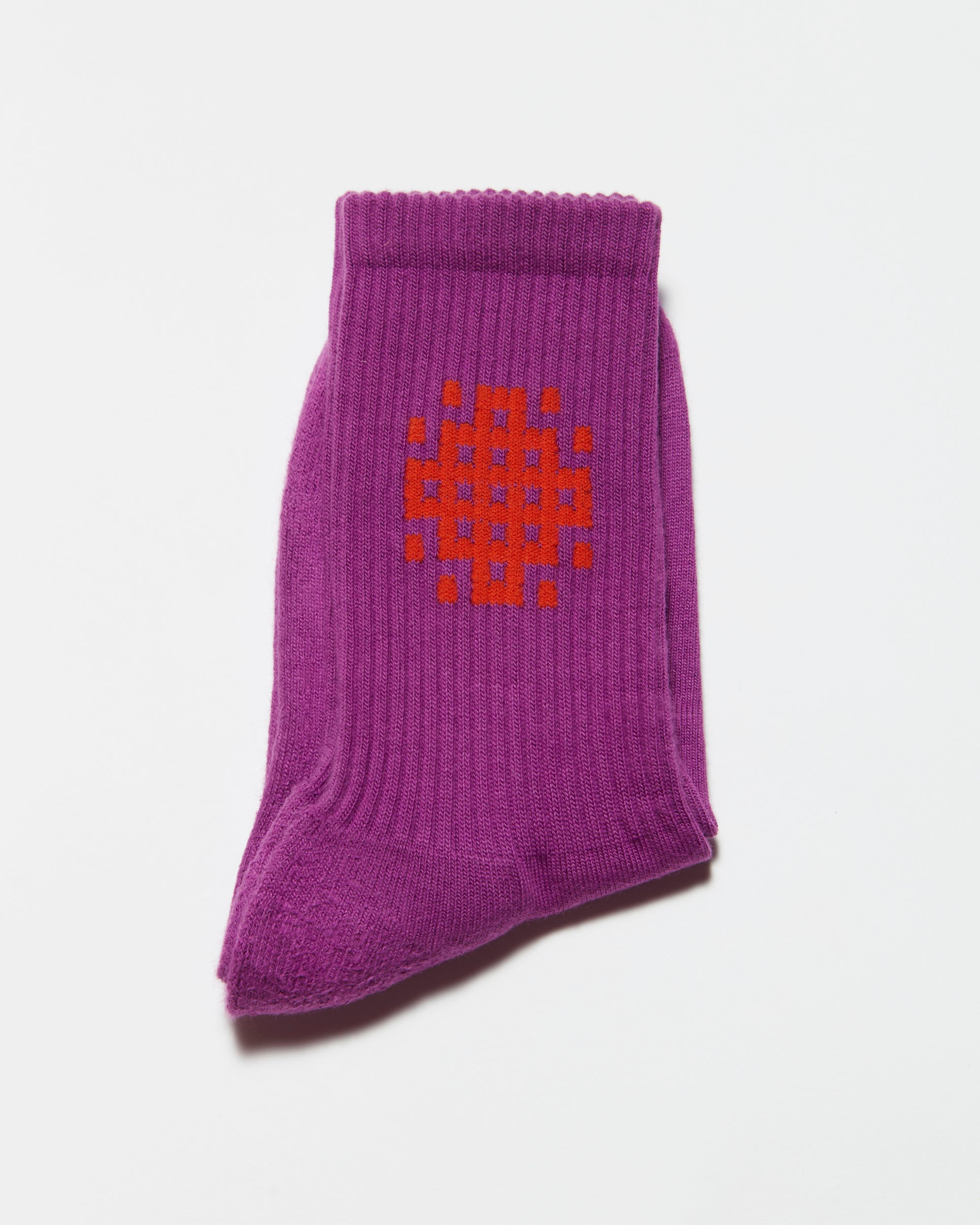 Socks Logo Magenta – Club Santos
