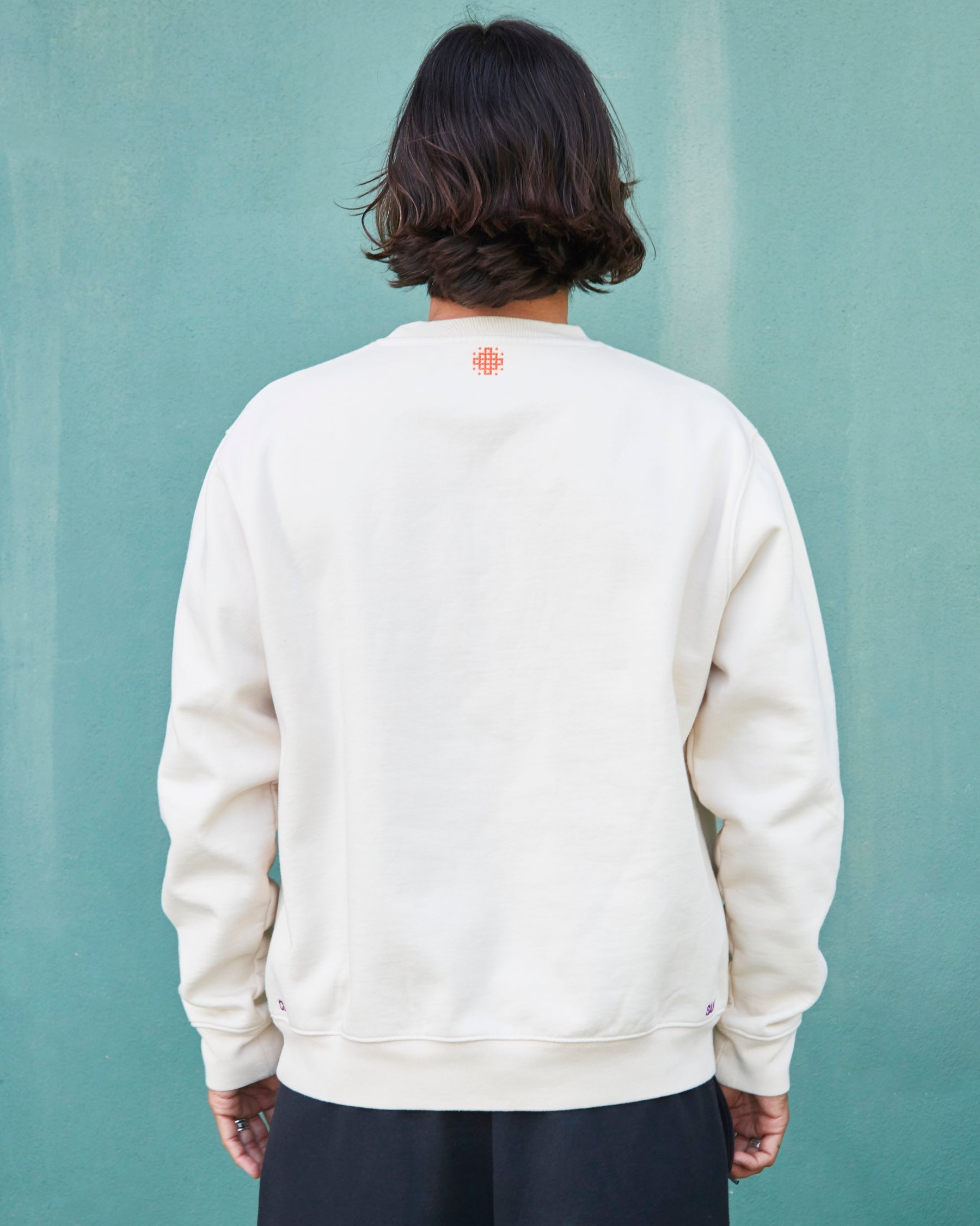 Sweatshirt Flag Cream